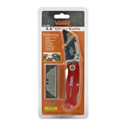 Valley Tools 3.5" Folding Pocket Utility Knife Box Cutter - UK-03F